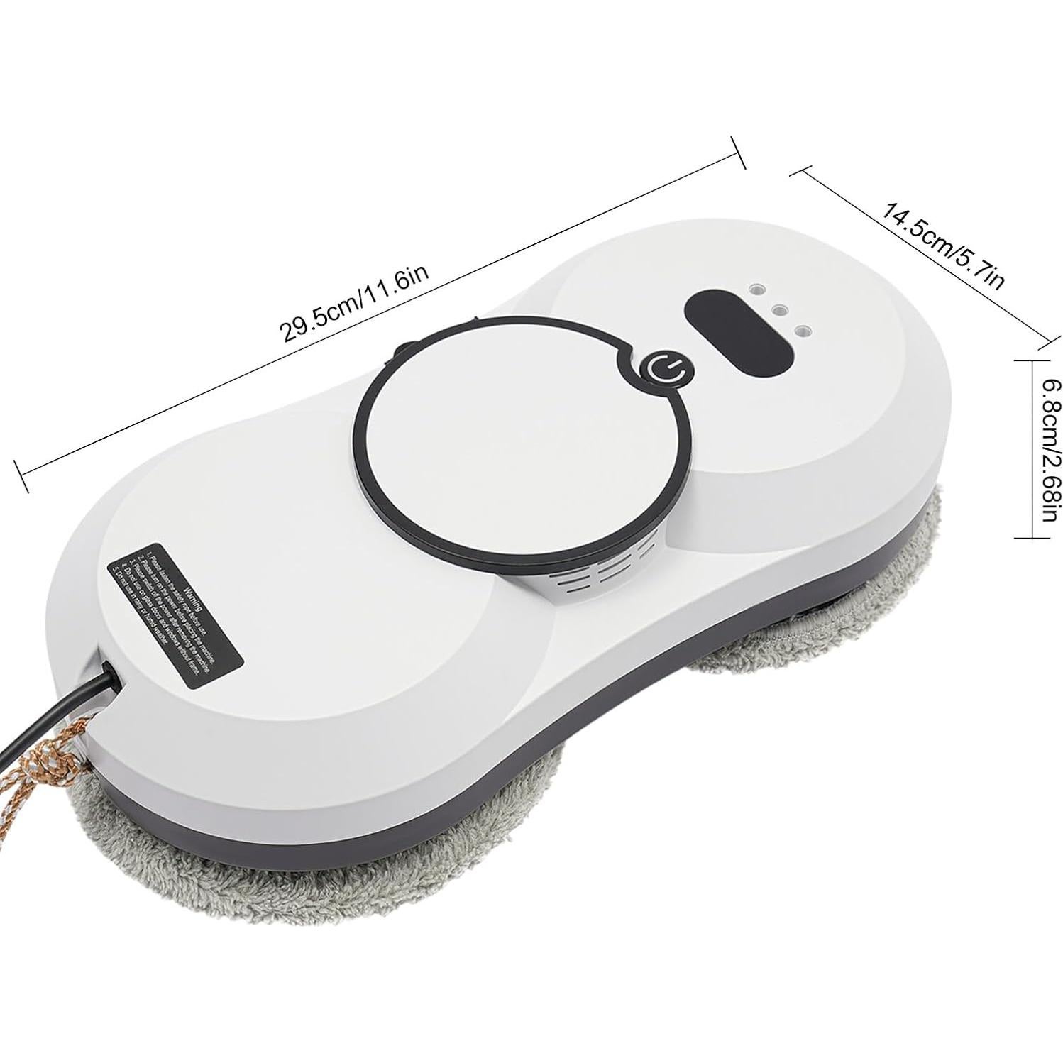 Robot Limpiador de Ventanas AHULIN Inteligente 2800Pa Blanco