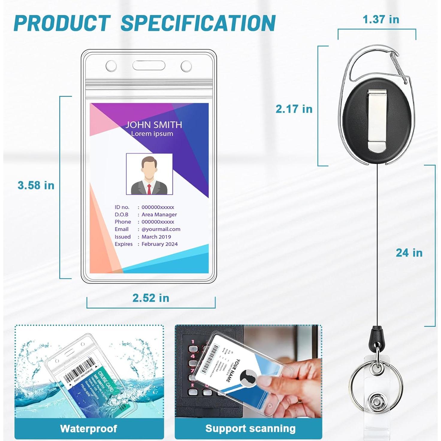 Paquete de 2 Sujetadores Koorito Verticales con Carrete 60 cm