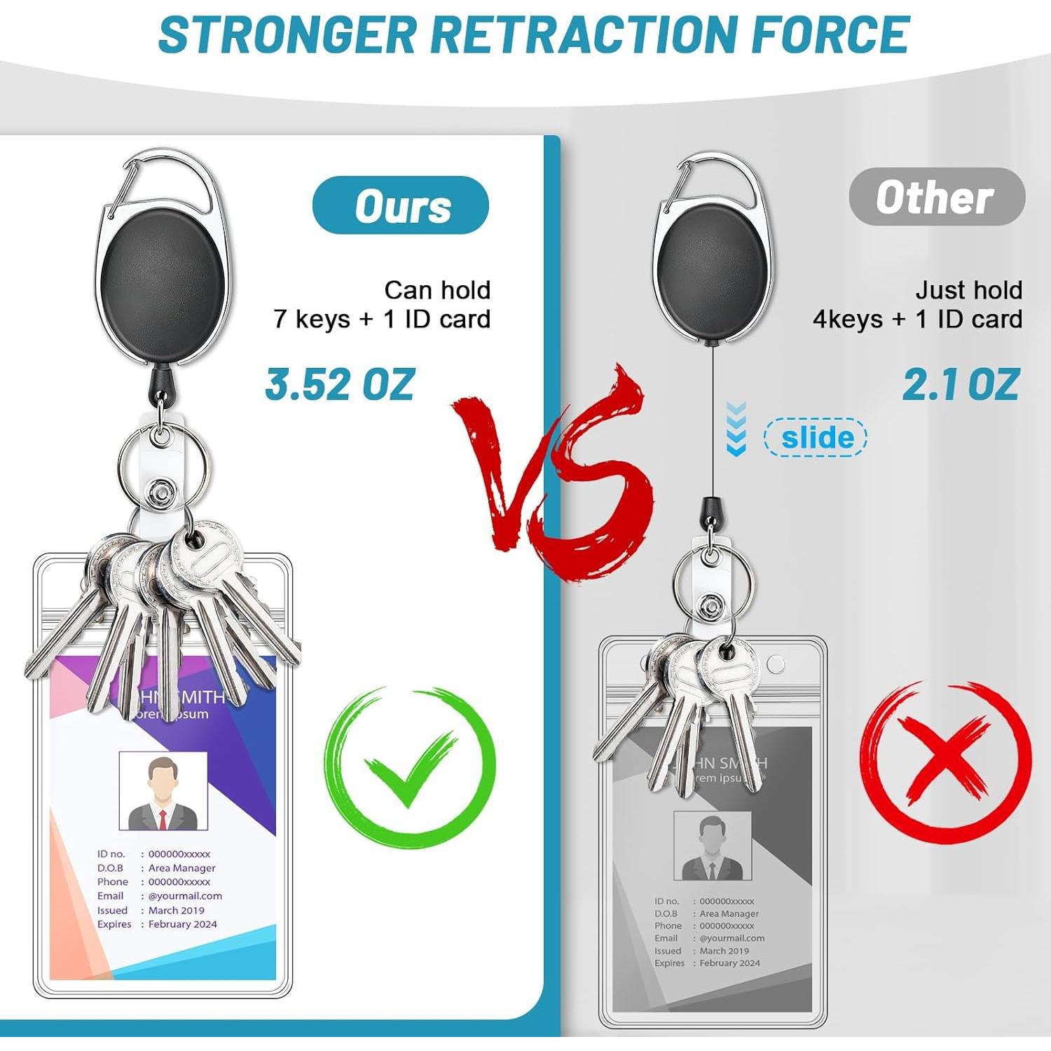 Paquete de 2 Sujetadores Koorito Verticales con Carrete 60 cm