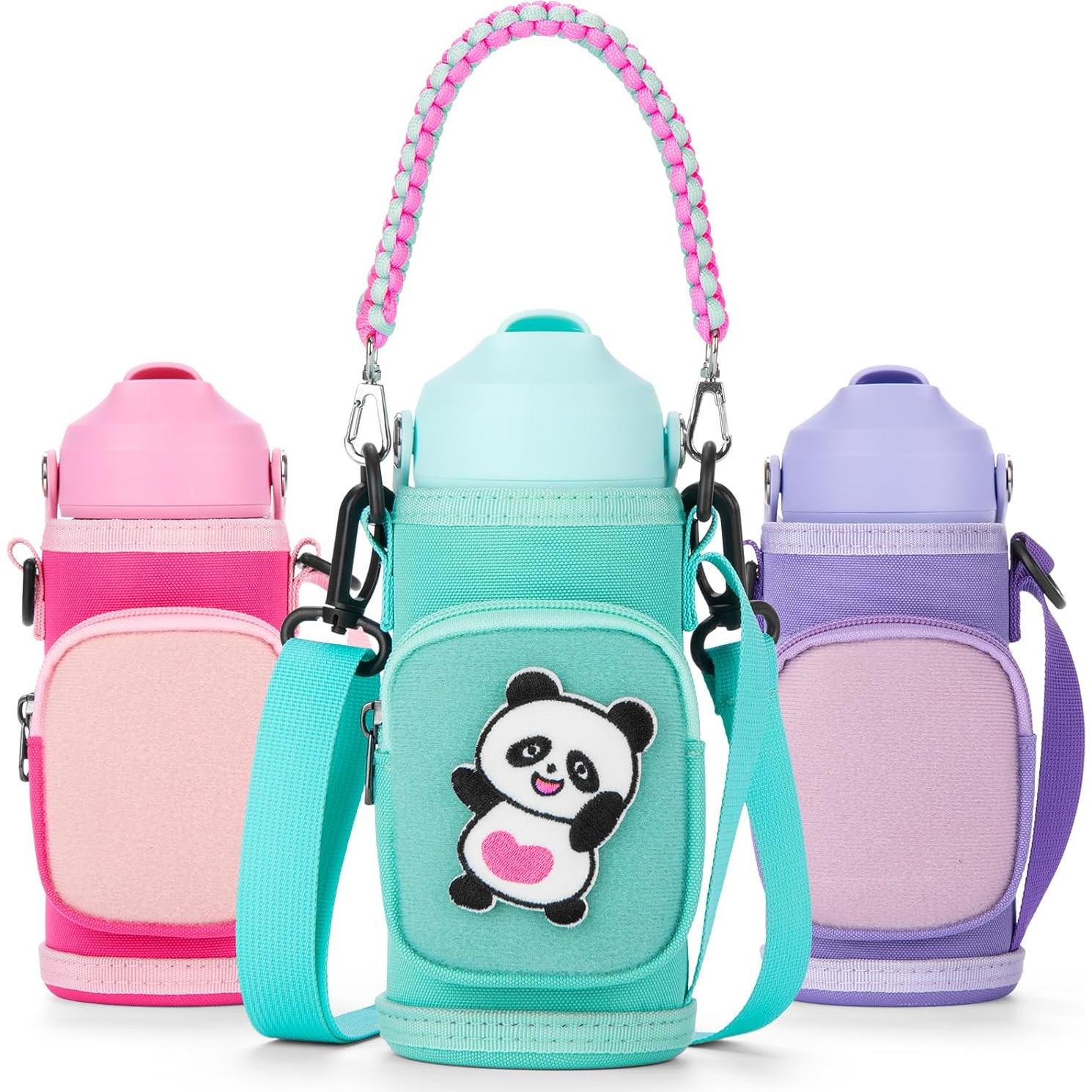 Botella de Agua Aislada Choco Mocha 500ml Panda Verde