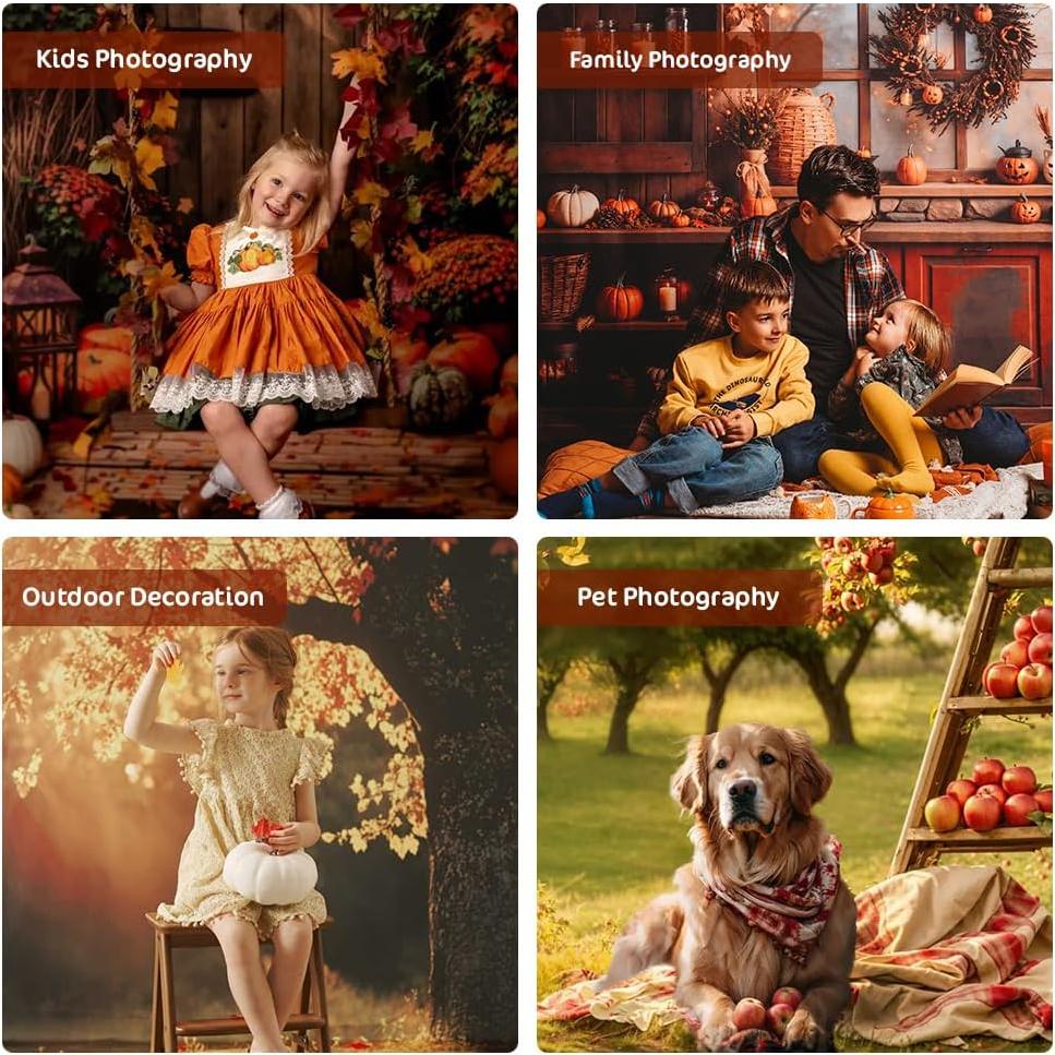 Fondo de Microfibra Otoño 2.2x1.5m Kate para Fotografía