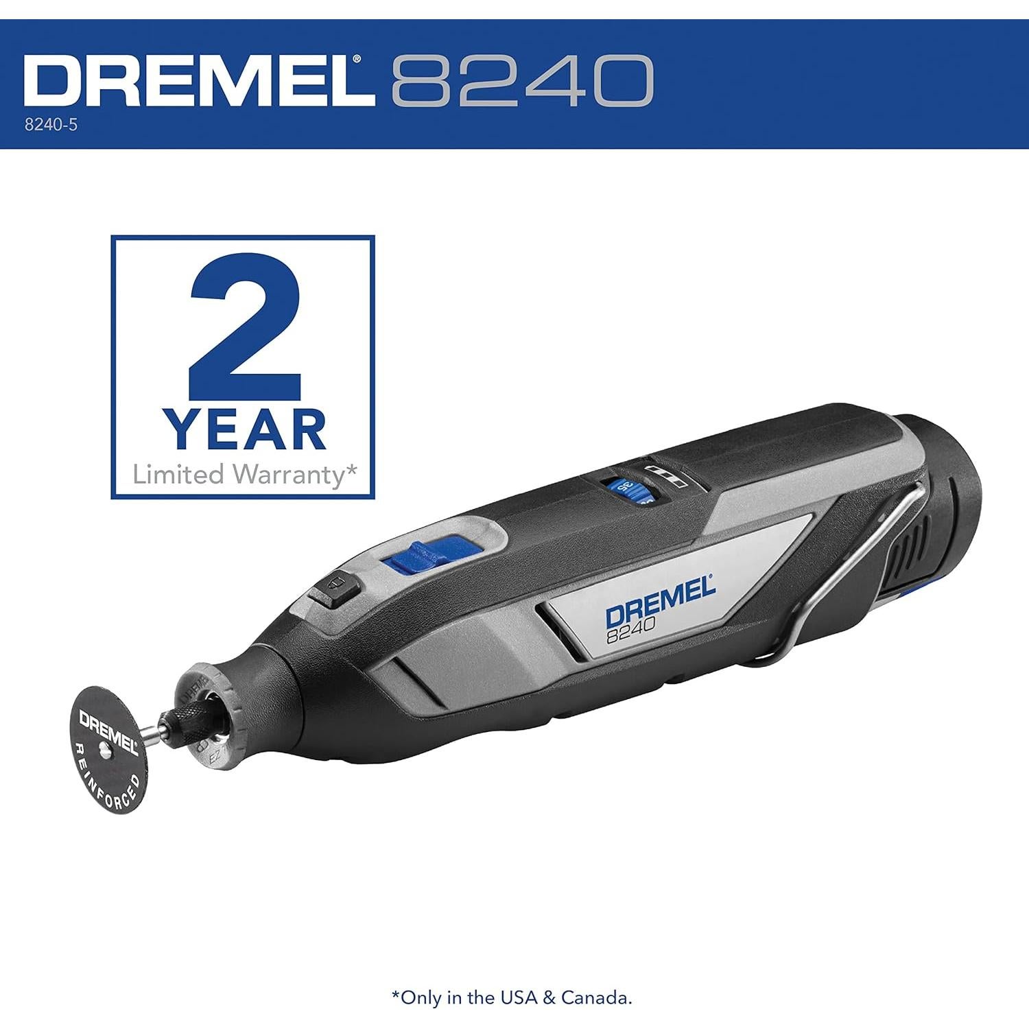 Dremel 8240 Herramienta Rotativa Inalámbrica 12V con Batería