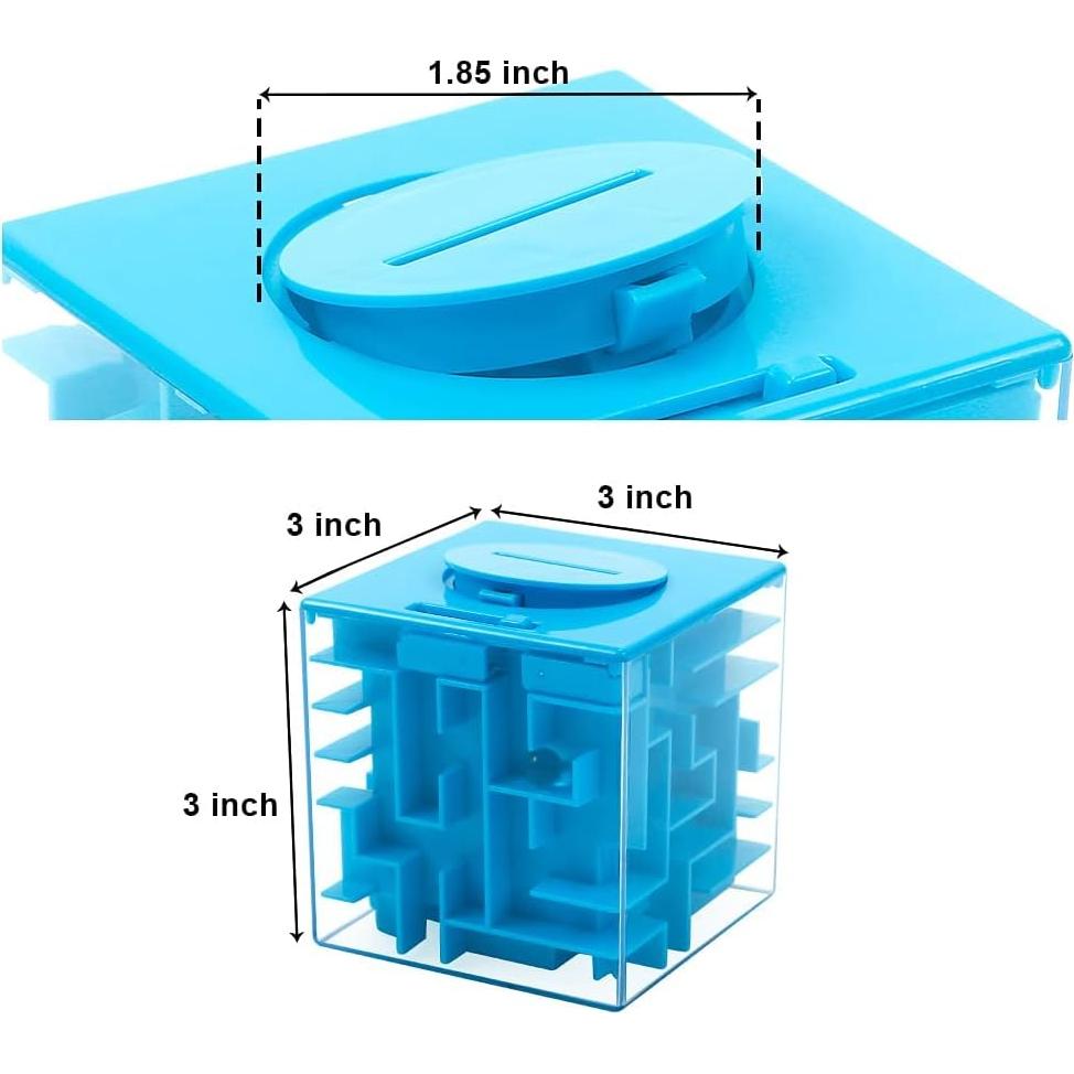 Caja de Rompecabezas de Dinero ThinkMax Azul 7.62cm