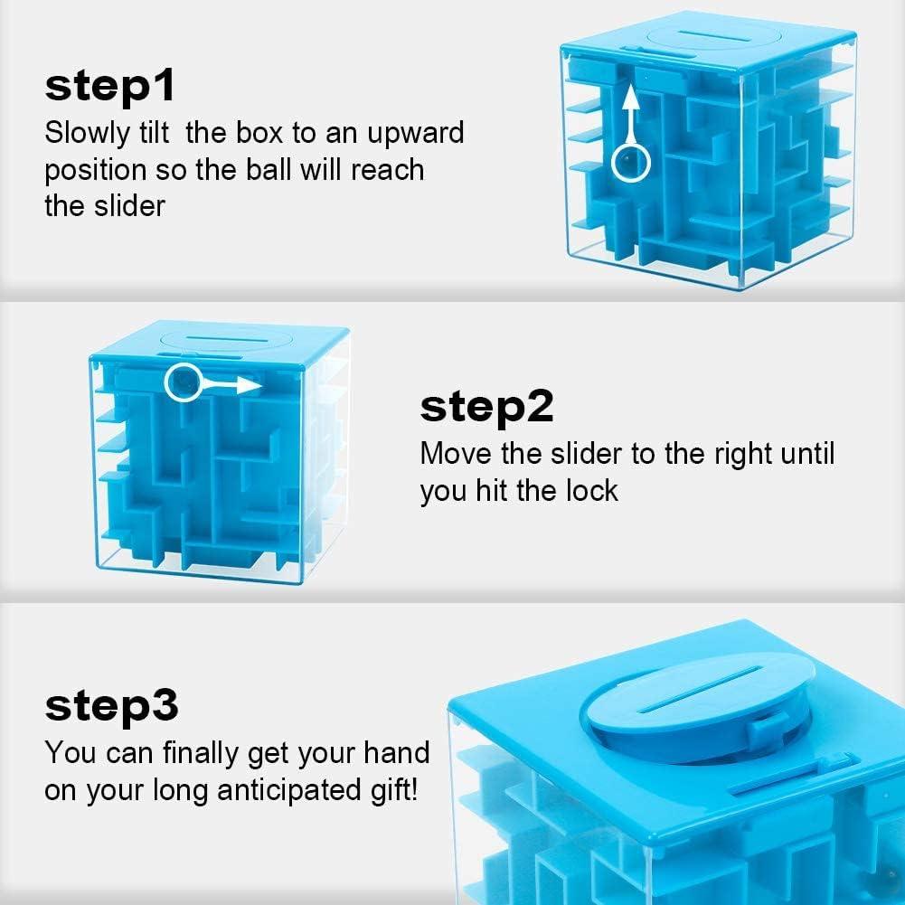 Caja de Rompecabezas de Dinero ThinkMax Azul 7.62cm