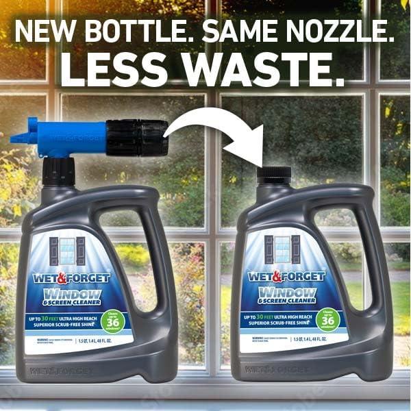 Limpiador de Ventanas y Pantallas Wet & Forget 96oz - Sin Fregar