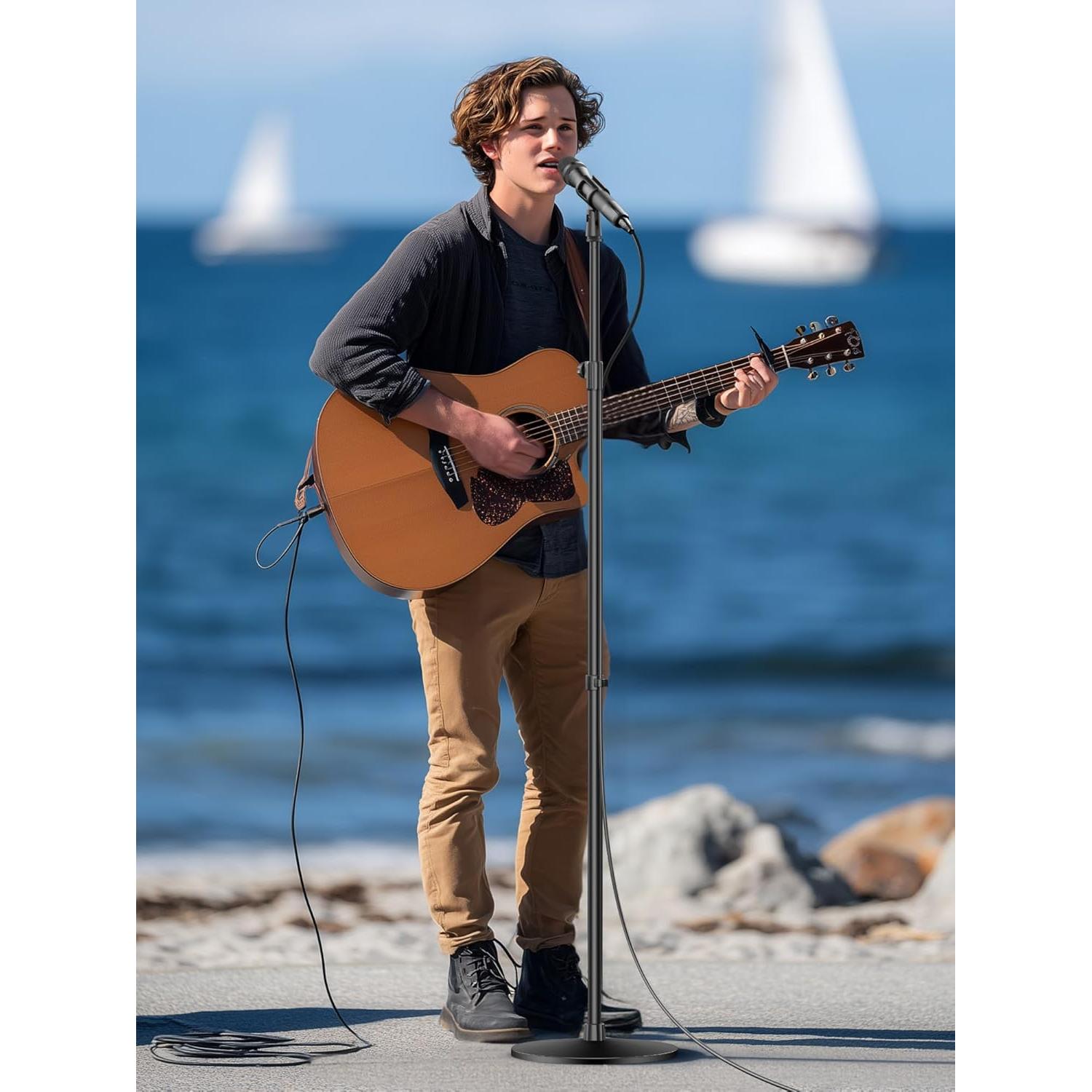 Soporte de Micrófono InnoGear MS170 Ajustable 39-66" Negro