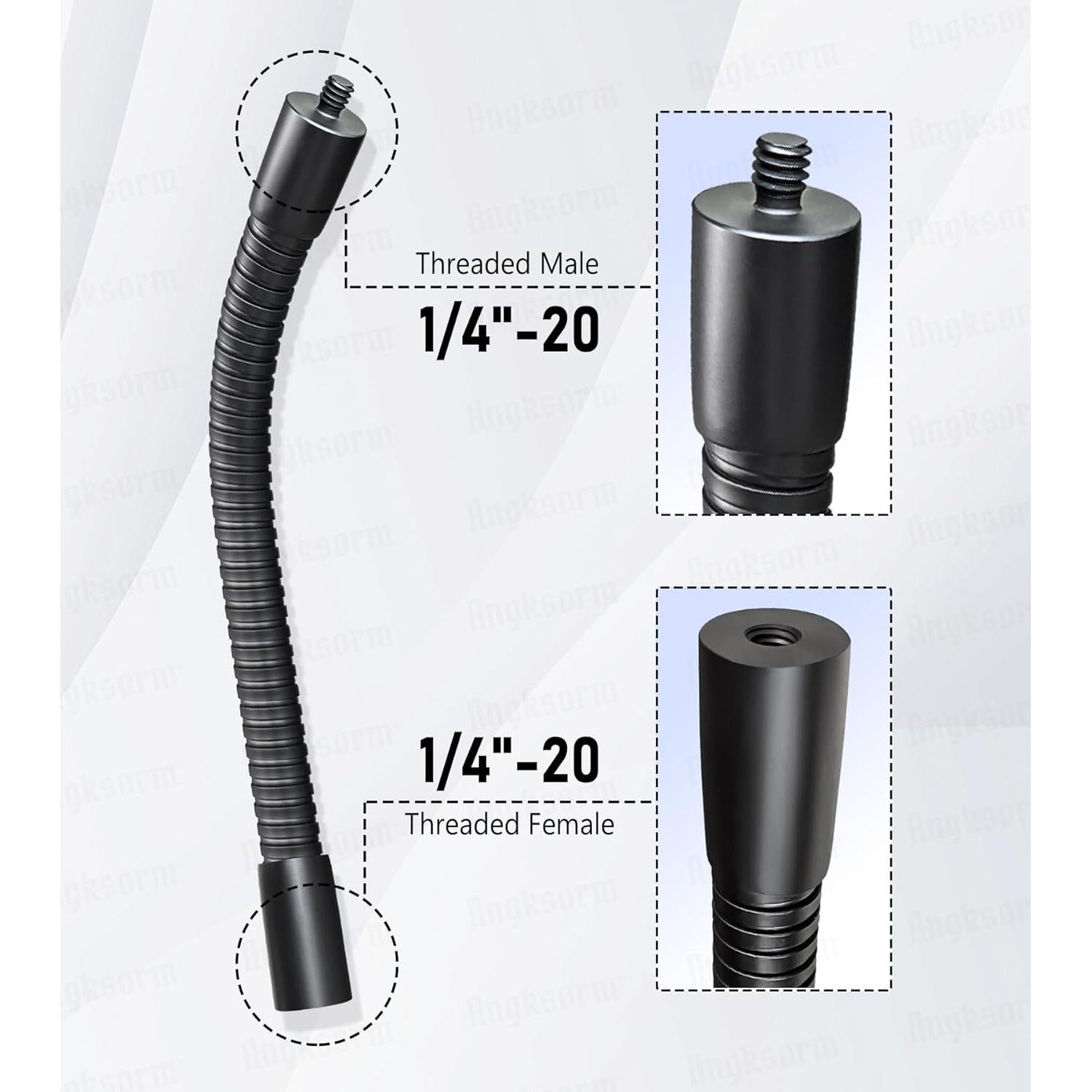 Brazo de extensión flexible 48 cm Angksorm BW3015 para micrófono