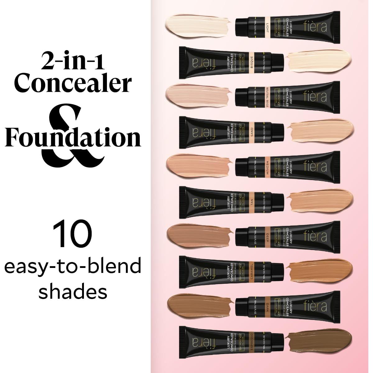 Corrector y Base de Maquillaje Fièra 15 ML Antienvejecimiento