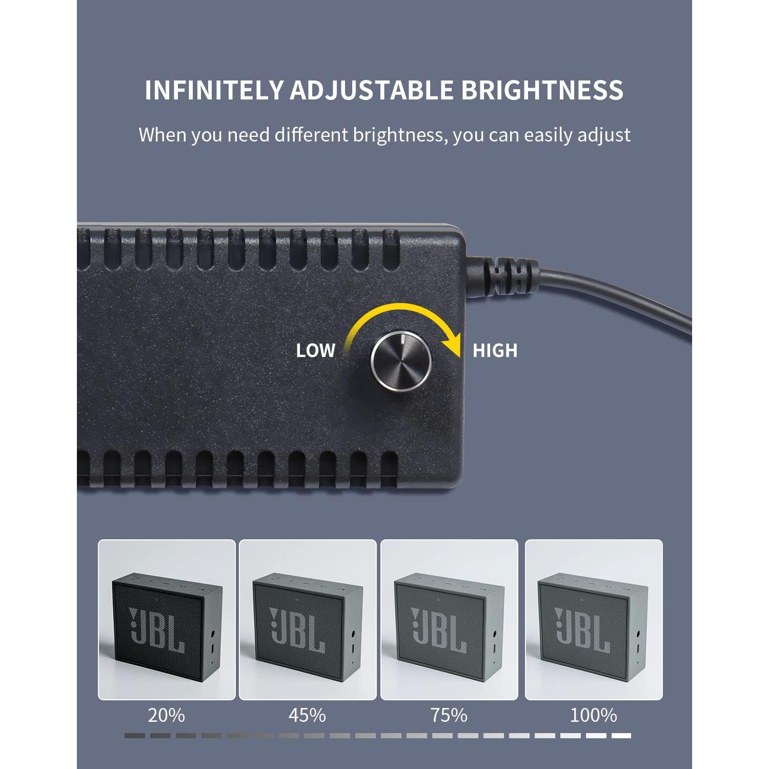 Caja de Luz Fotográfica RALENO 24x24" 65W 5500K 6 Fondos