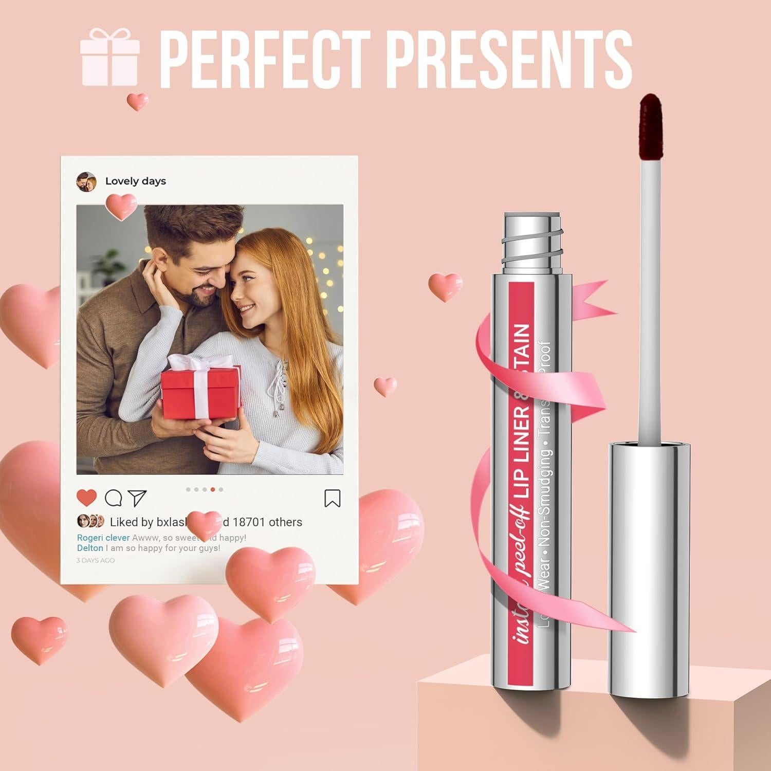 Tinte de Labios iMethod 822 Café - Larga Duración Resistente al Agua