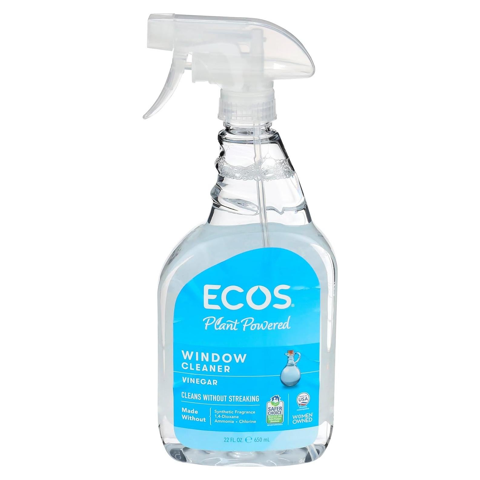 Limpiador de Ventanas Amigable con la Tierra 650 ml Vinagre