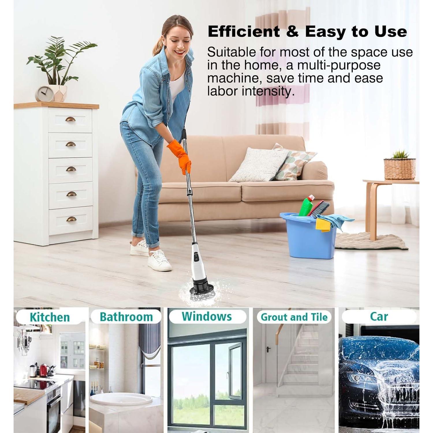 Cepillo de Limpieza Eléctrico MGLSDeet ANS-8050 Inalámbrico 7 Cabezas