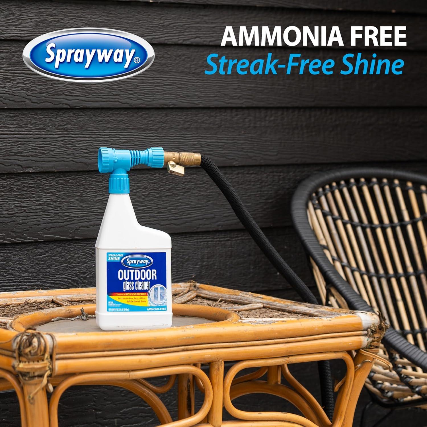 Limpiador de Vidrios Sprayway 0.95L - Brillo Sin Rayas