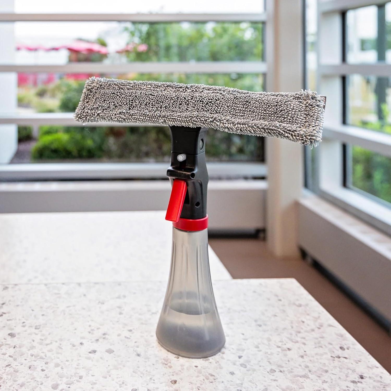 Limpiaparabrisas 3 en 1 Libman con botella y paño microfibra