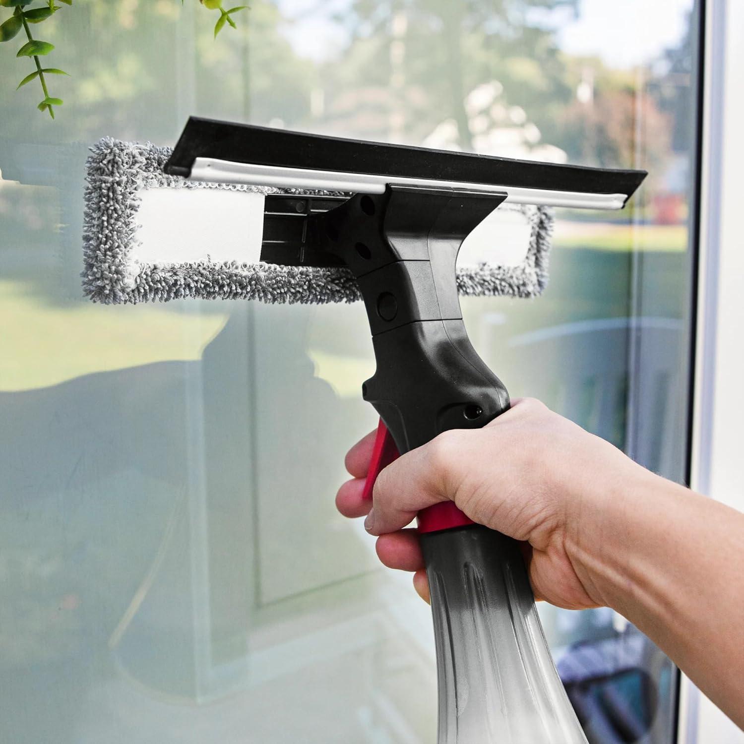 Limpiaparabrisas 3 en 1 Libman con botella y paño microfibra