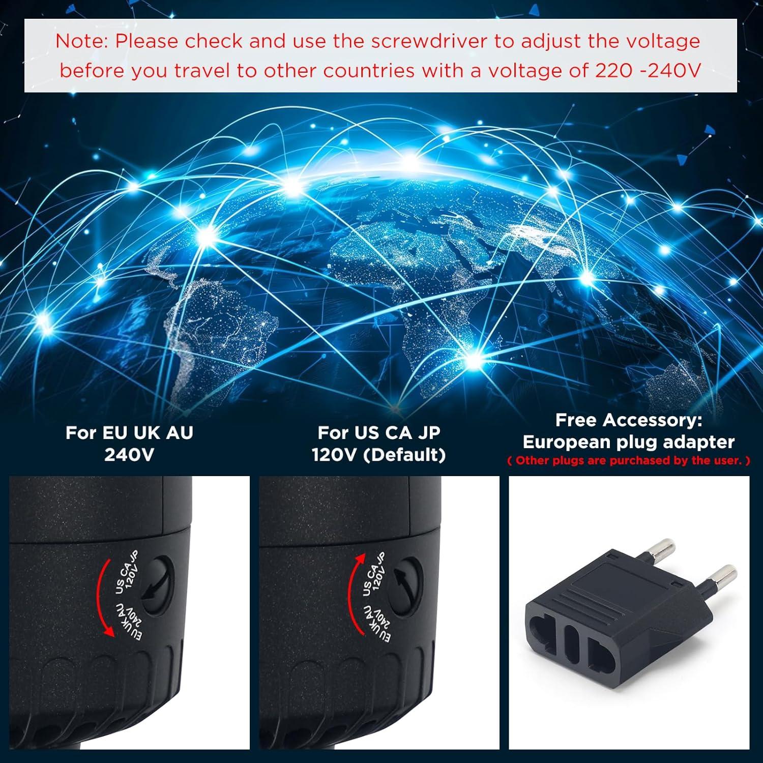 Cepillo Secador de Cabello Aima Beauty 4 en 1 Doble Voltaje