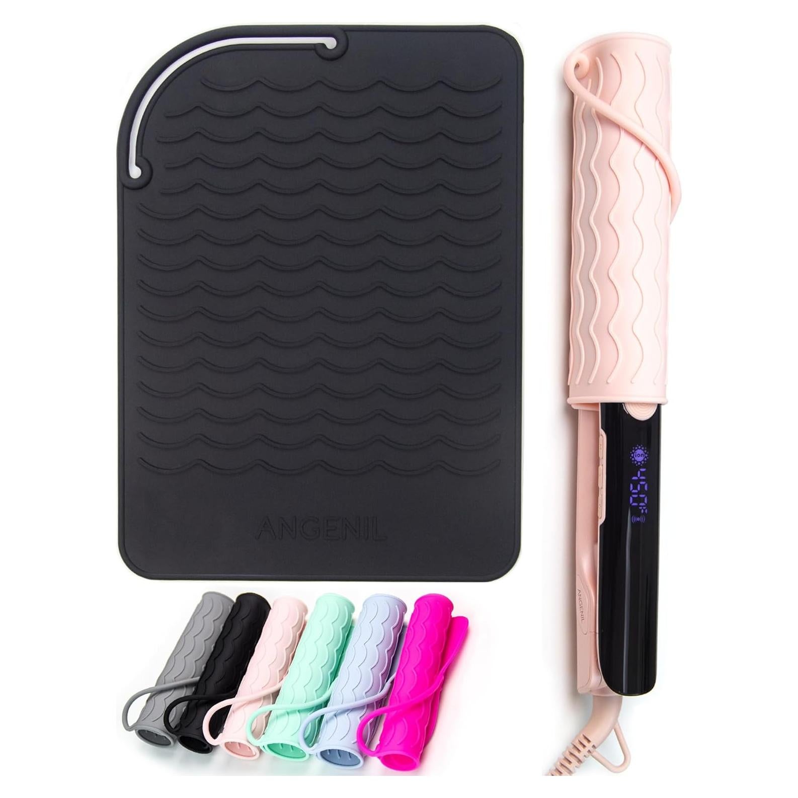 Alfombrilla Resistente al Calor ANGENIL para Planchas de Cabello - Silicona Antideslizante