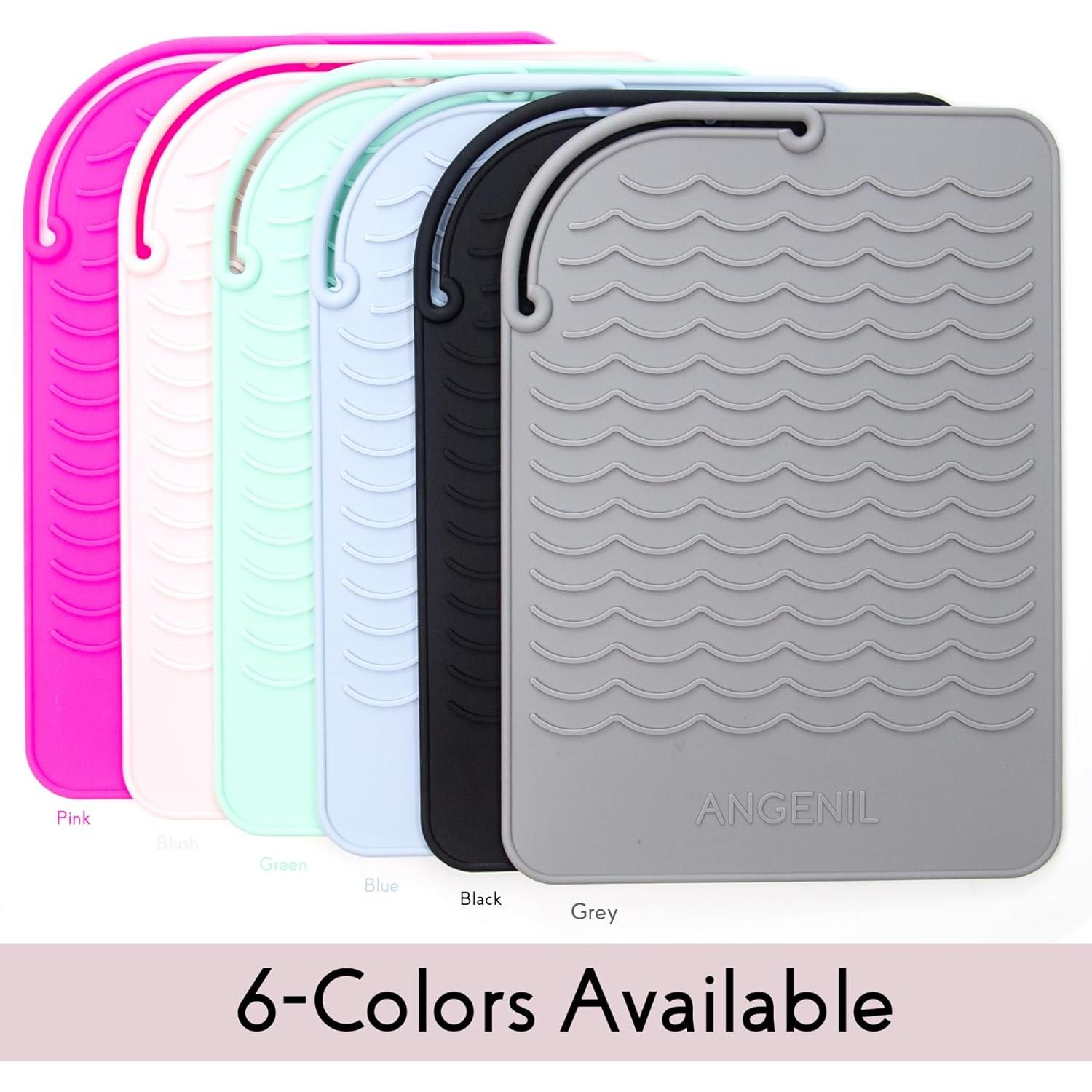 Alfombrilla Resistente al Calor ANGENIL para Planchas de Cabello - Silicona Antideslizante