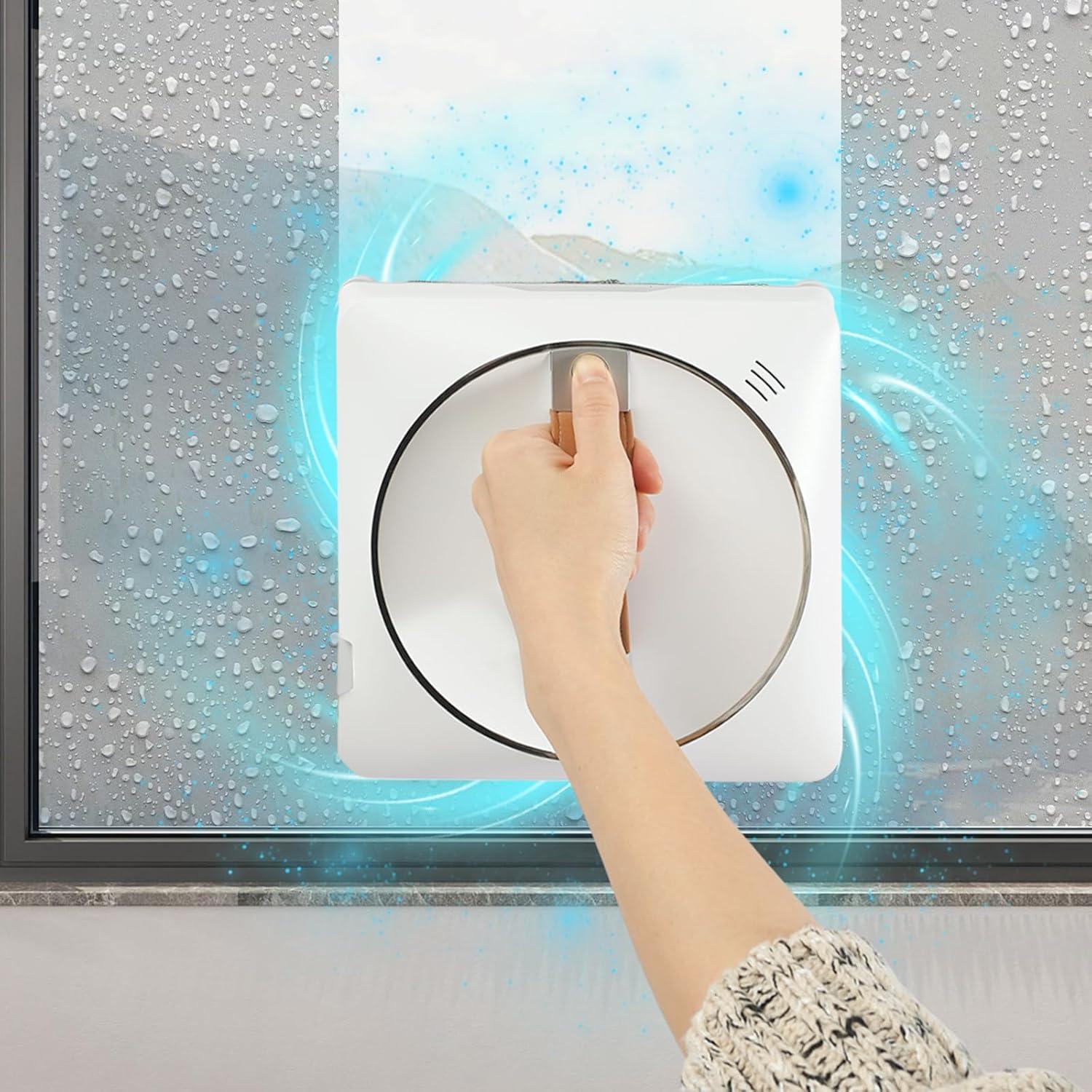 Robot Limpiador de Ventanas LIAUHO 2500Pa Doble Rocío 50ml