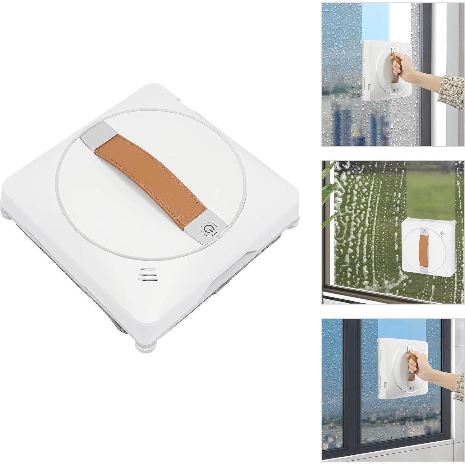 Robot Limpiador de Ventanas LIAUHO 2500Pa Doble Rocío 50ml