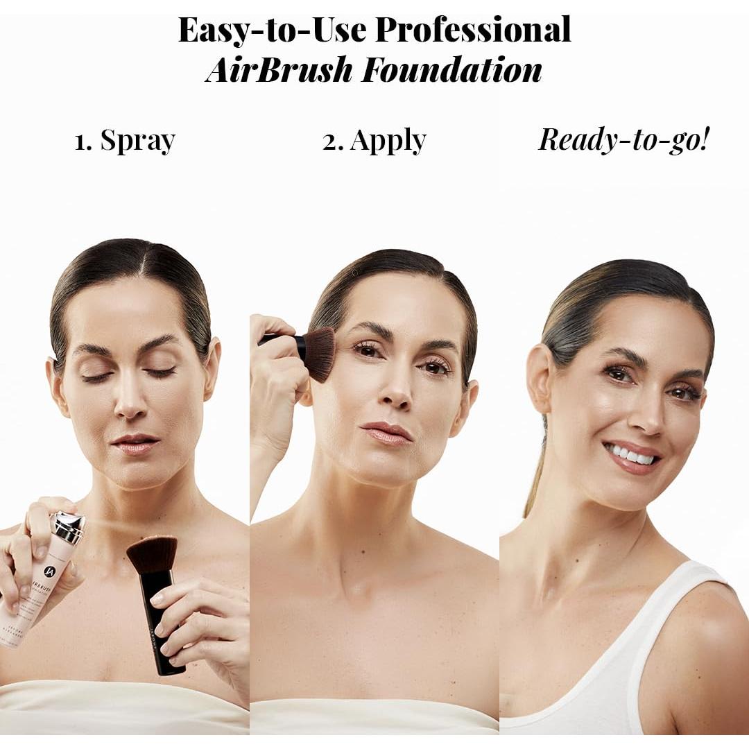 Base de Maquillaje Airbrush Jerome Alexander - Set 2 Piezas