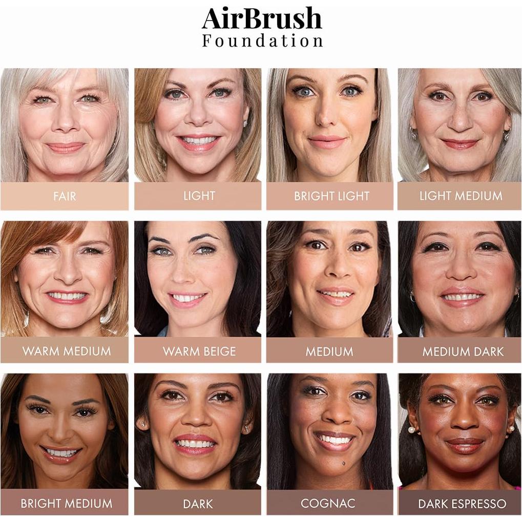 Base de Maquillaje Airbrush Jerome Alexander - Set 2 Piezas