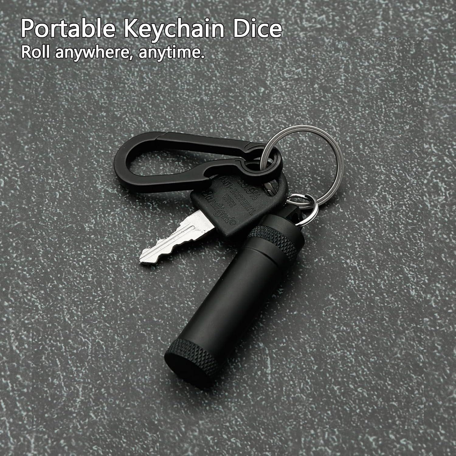 Conjunto de Dados Mini PJOY Portátil D&D 7PCS Cobre Antiguo