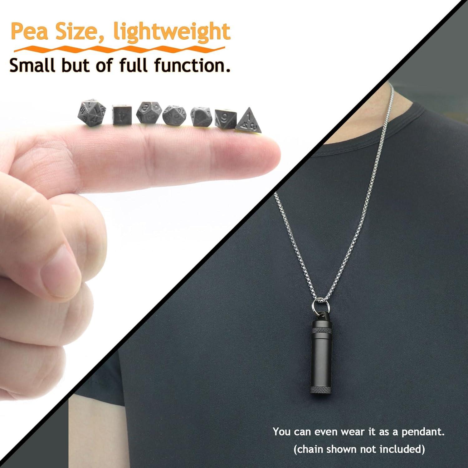 Conjunto de Dados Mini PJOY Portátil D&D 7PCS Cobre Antiguo