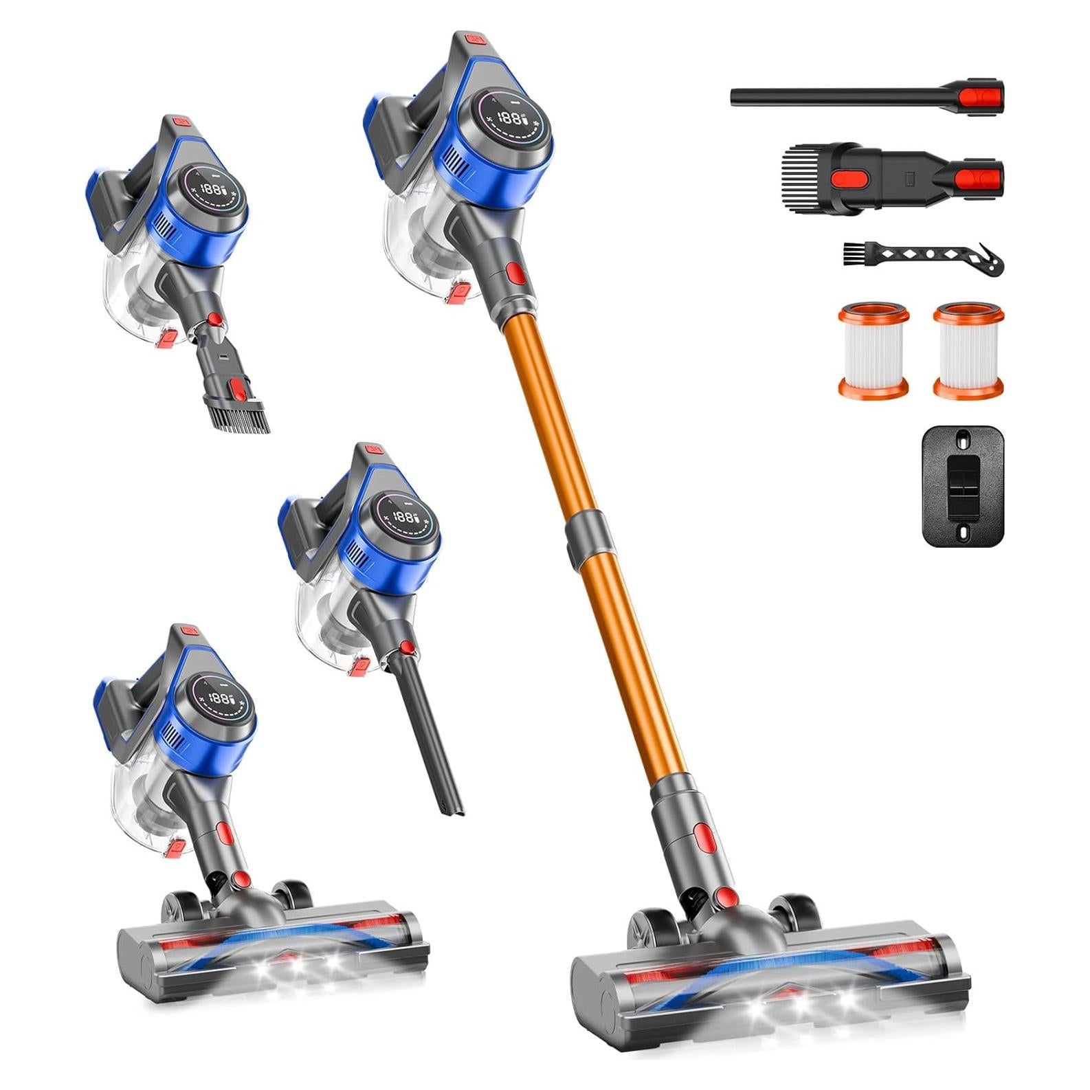 Aspiradora Inalámbrica BSNAW XL-638B 45000Pa 8 en 1 Recargable