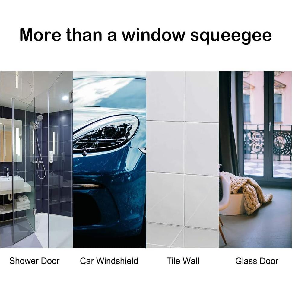 Limpiador de Ventanas 3 en 1 JEHONN con Rociador y Mango Ajustable