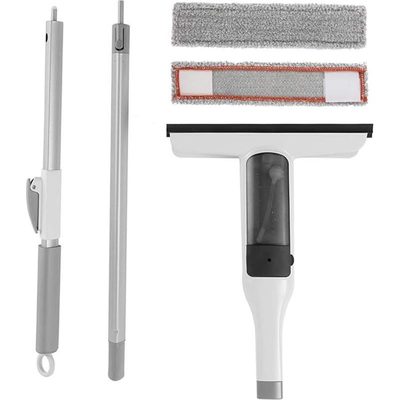 Limpiador de Ventanas 3 en 1 JEHONN con Rociador y Mango Ajustable