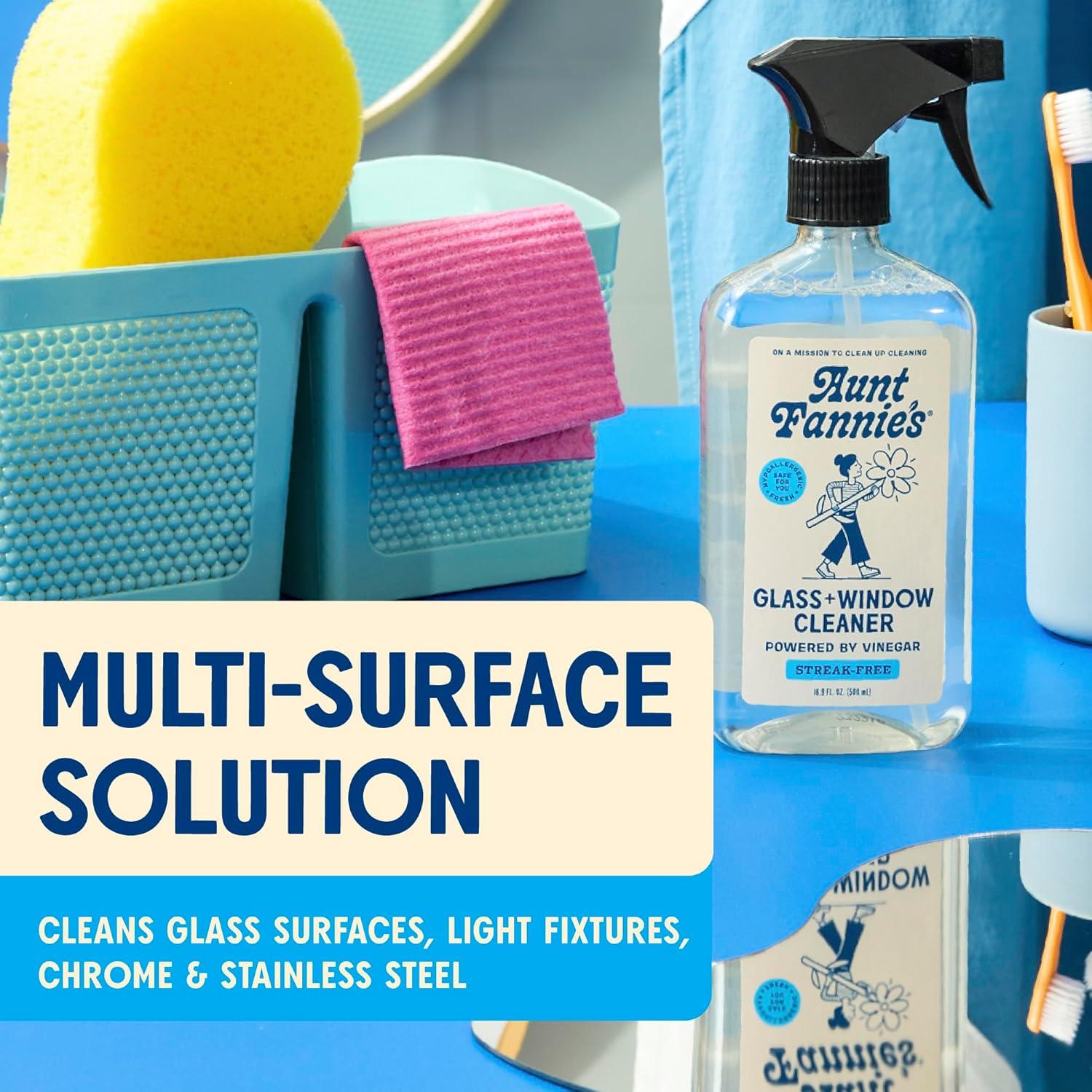 Spray de Limpieza de Vidrios y Ventanas Aunt Fannie 500ml