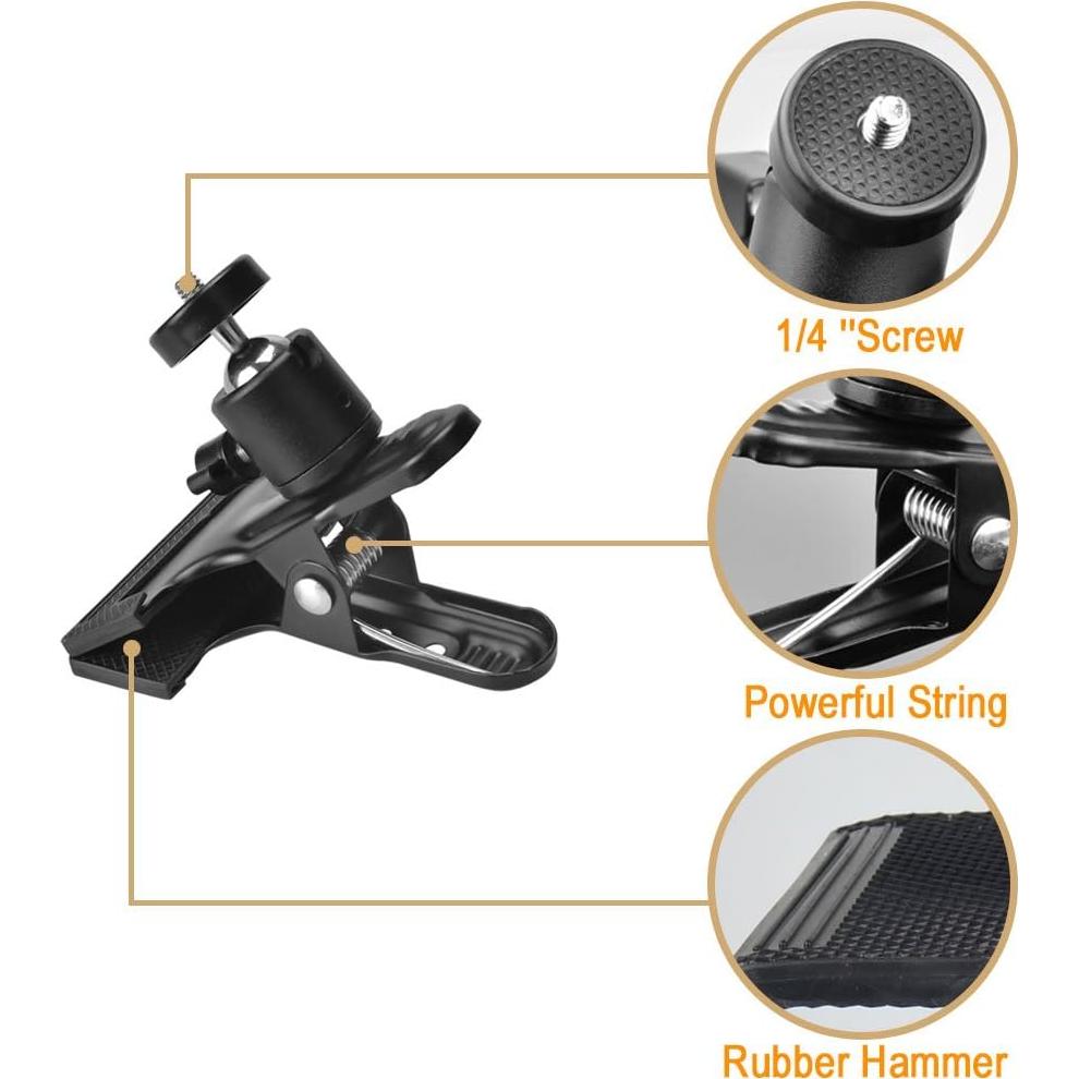 Soporte de Abrazadera para Cámara KAGYUKU 2 Paquetes 360°