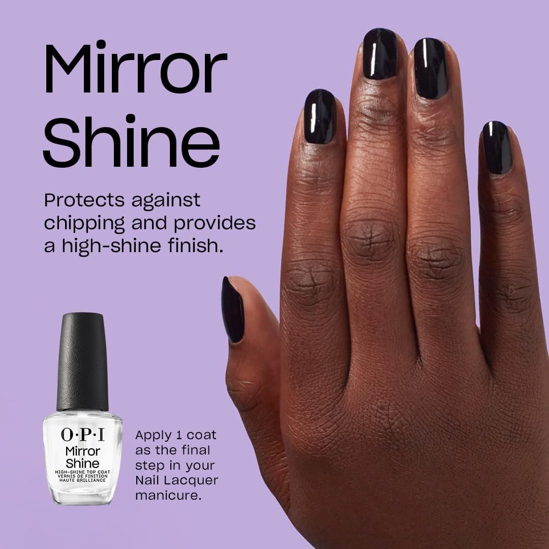 Laca de Uñas OPI Top Coat Brillo Espejo 80.5g Secado Rápido