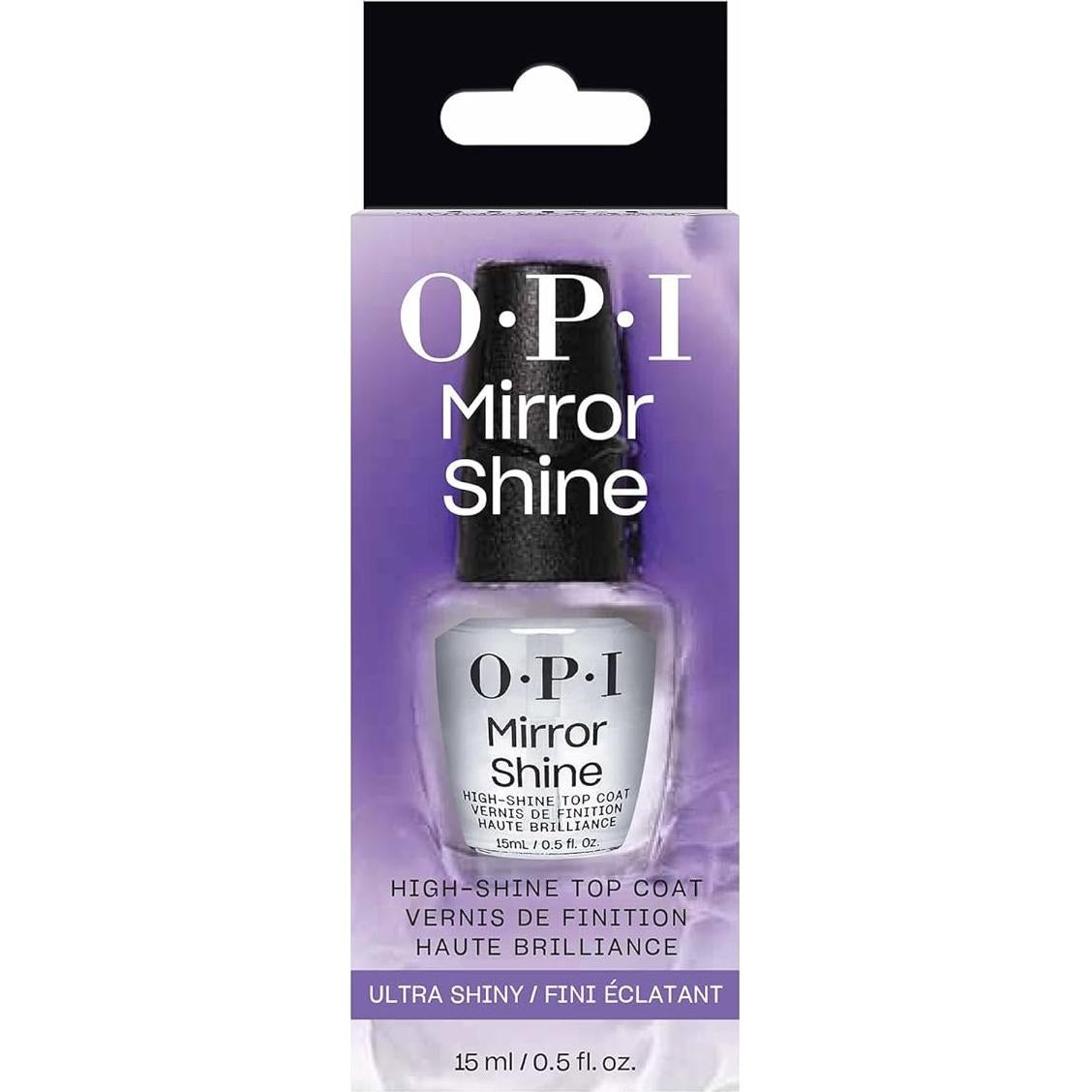 Laca de Uñas OPI Top Coat Brillo Espejo 80.5g Secado Rápido