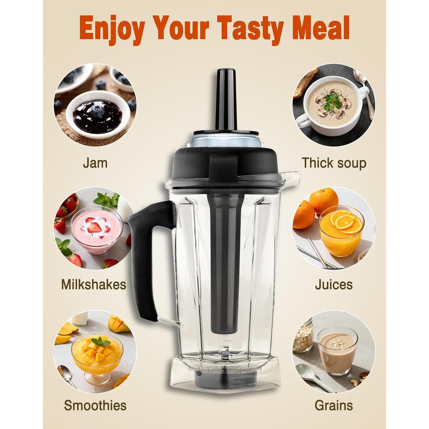 Tamper Clásico Vitamix 64oz (1.89L) Reemplazo Accesorio