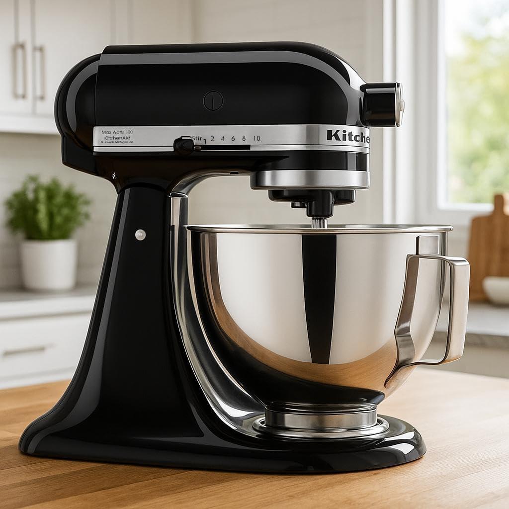 Batidora de Pie KitchenAid KSM85PBOB 4.5L Negro Onyx 300W