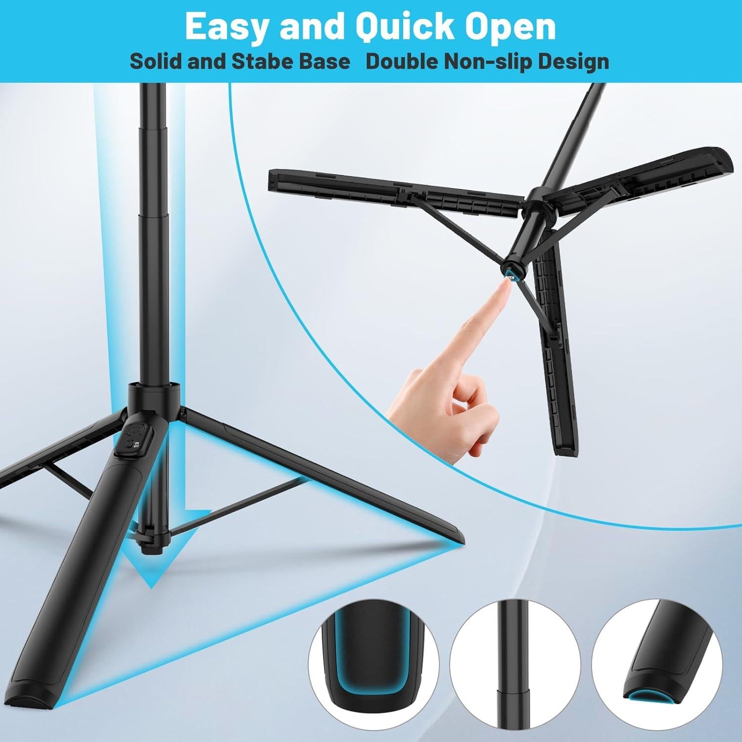 Trípode Ailight 2-en-1 Extensible 152.4 cm con Control Remoto