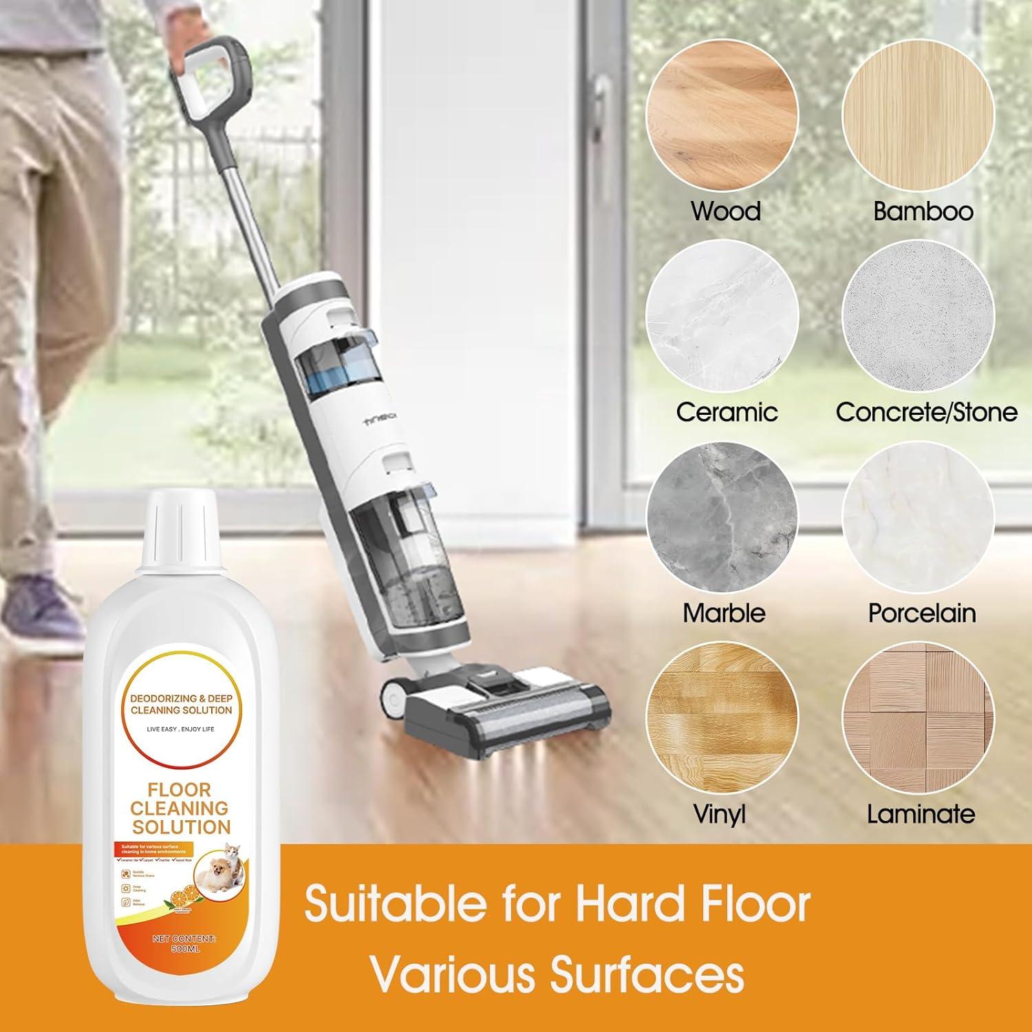 Limpiador de Suelos Tineco 4 Paquetes 500ml Aroma Naranja