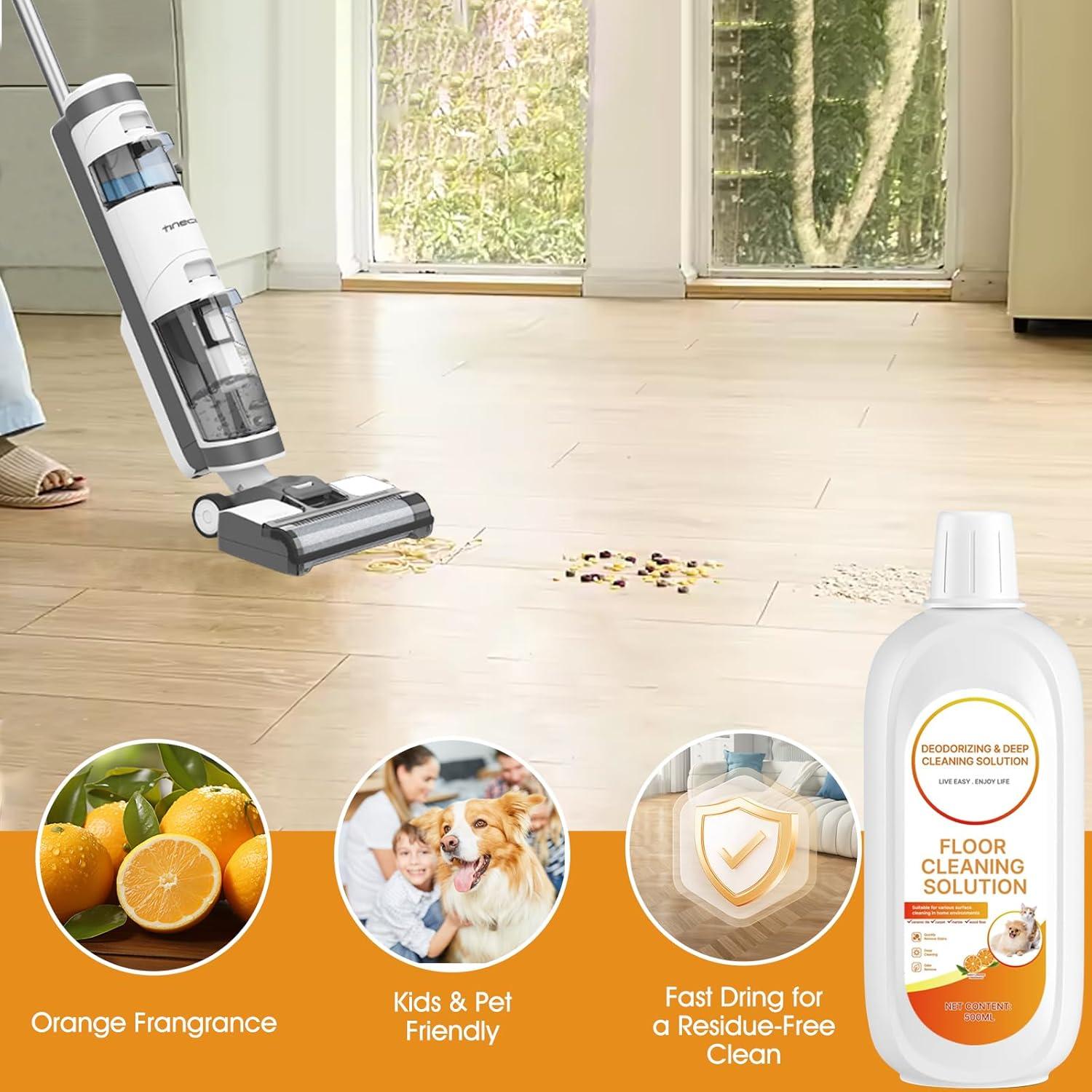 Limpiador de Suelos Tineco 4 Paquetes 500ml Aroma Naranja