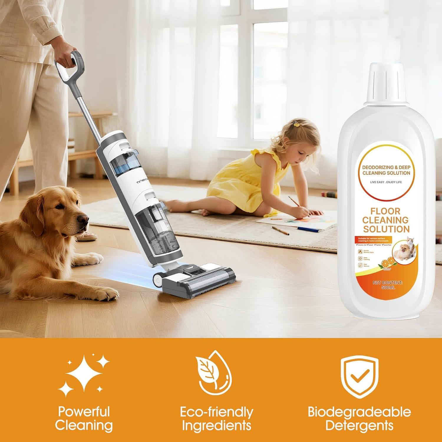 Limpiador de Suelos Tineco 4 Paquetes 500ml Aroma Naranja