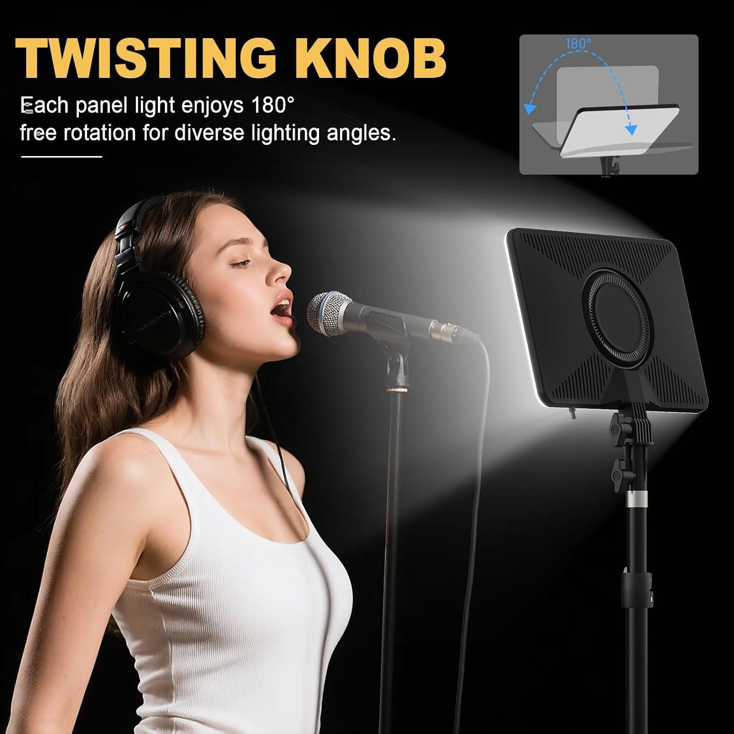 Kit de Iluminación Fotográfica Anautin 30W con Trípode 157cm