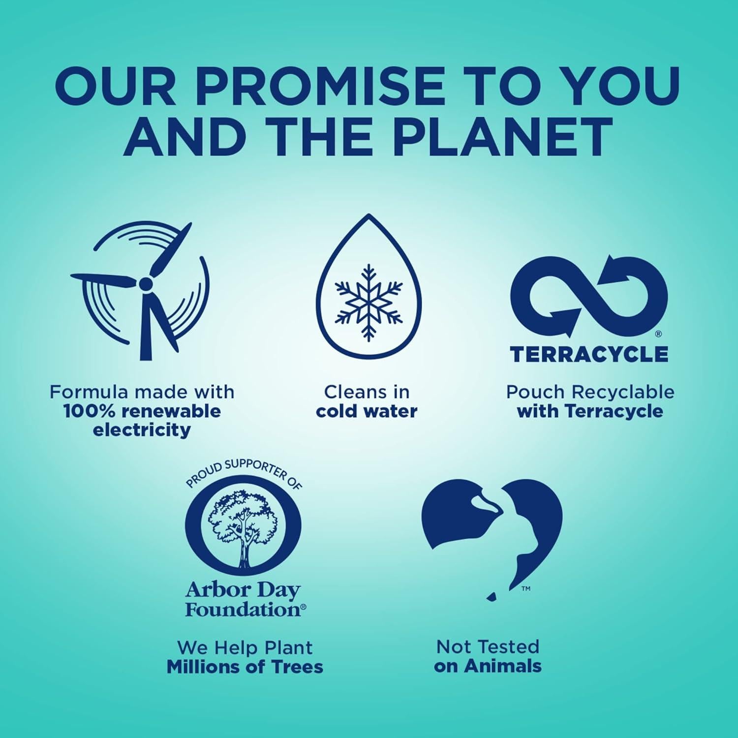 Detergente para Ropa Arm & Hammer 5-en-1 Fragancia Sensible 50 Unidades