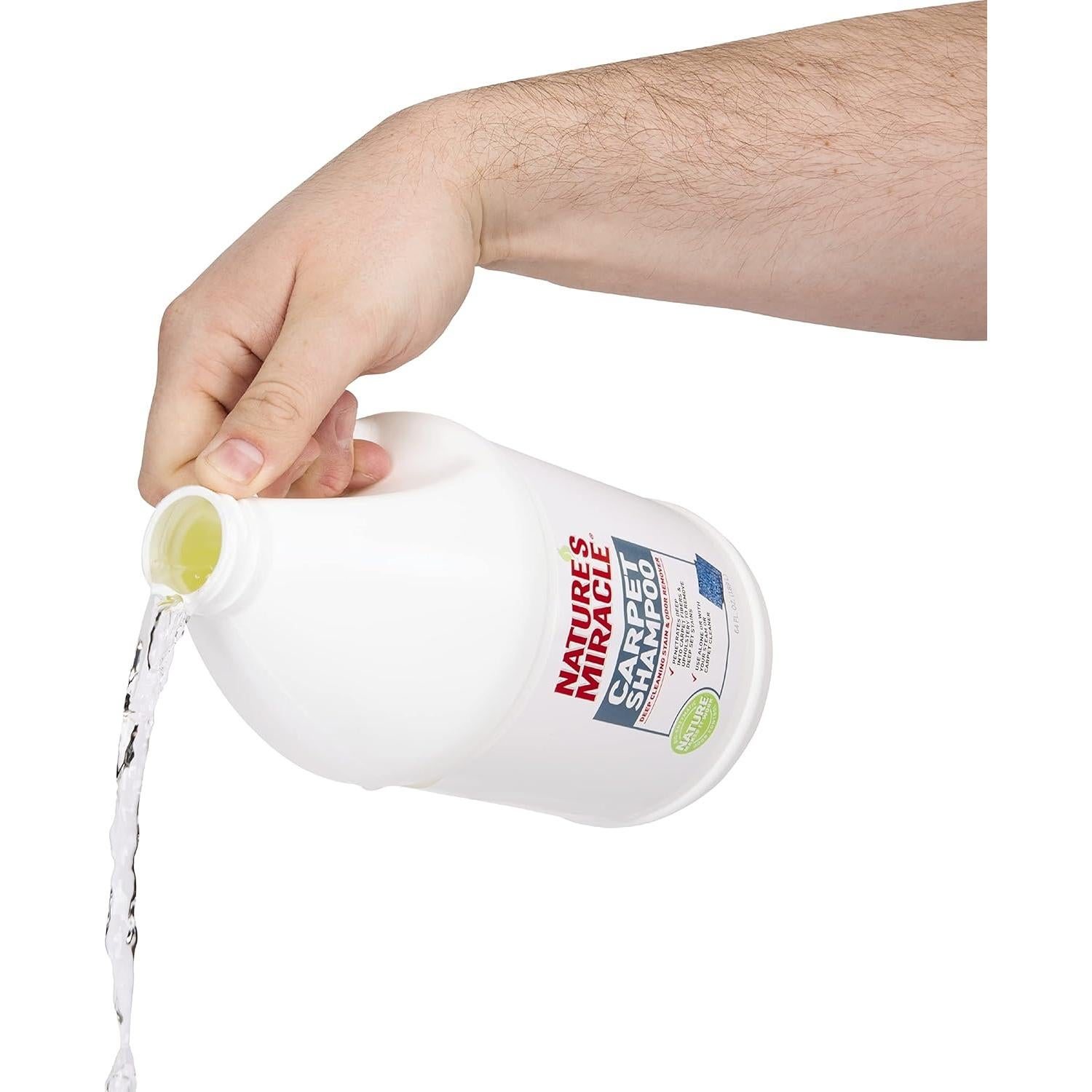Champú para Alfombras Nature's Miracle 1.89L Eliminador de Manchas
