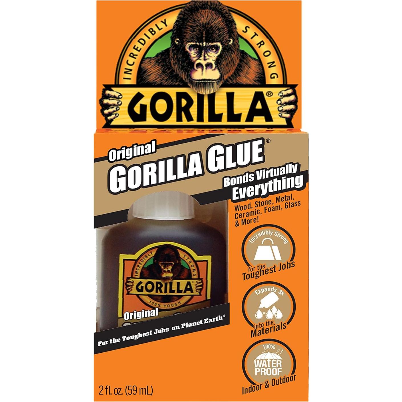 Gorilla Glue Original 56.7g - Pegamento Poliuretano Impermeable