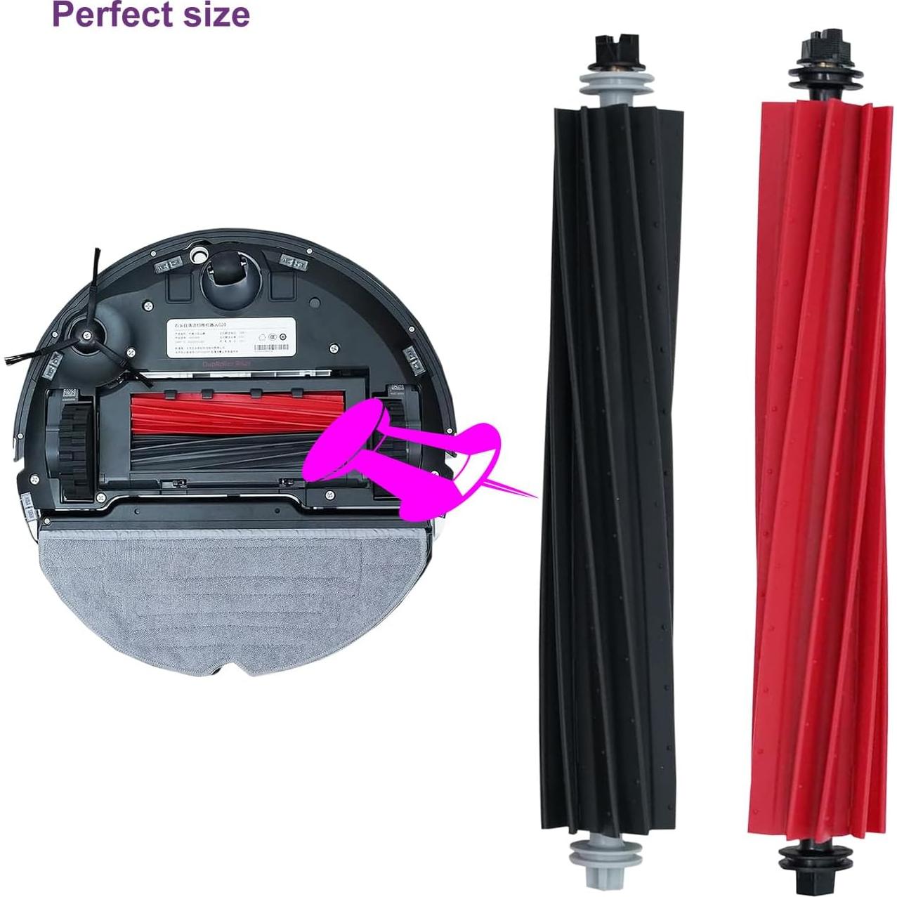 Reemplazo Cepillo Principal Doble PELLYDA para Roborock S8