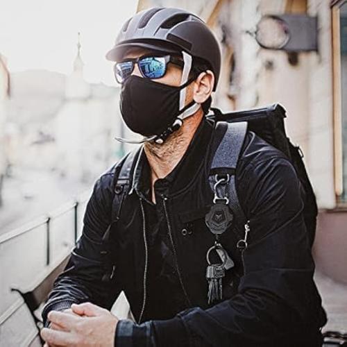 Llavero Retráctil MNGARISTA con Carabineros y Cable 80 cm