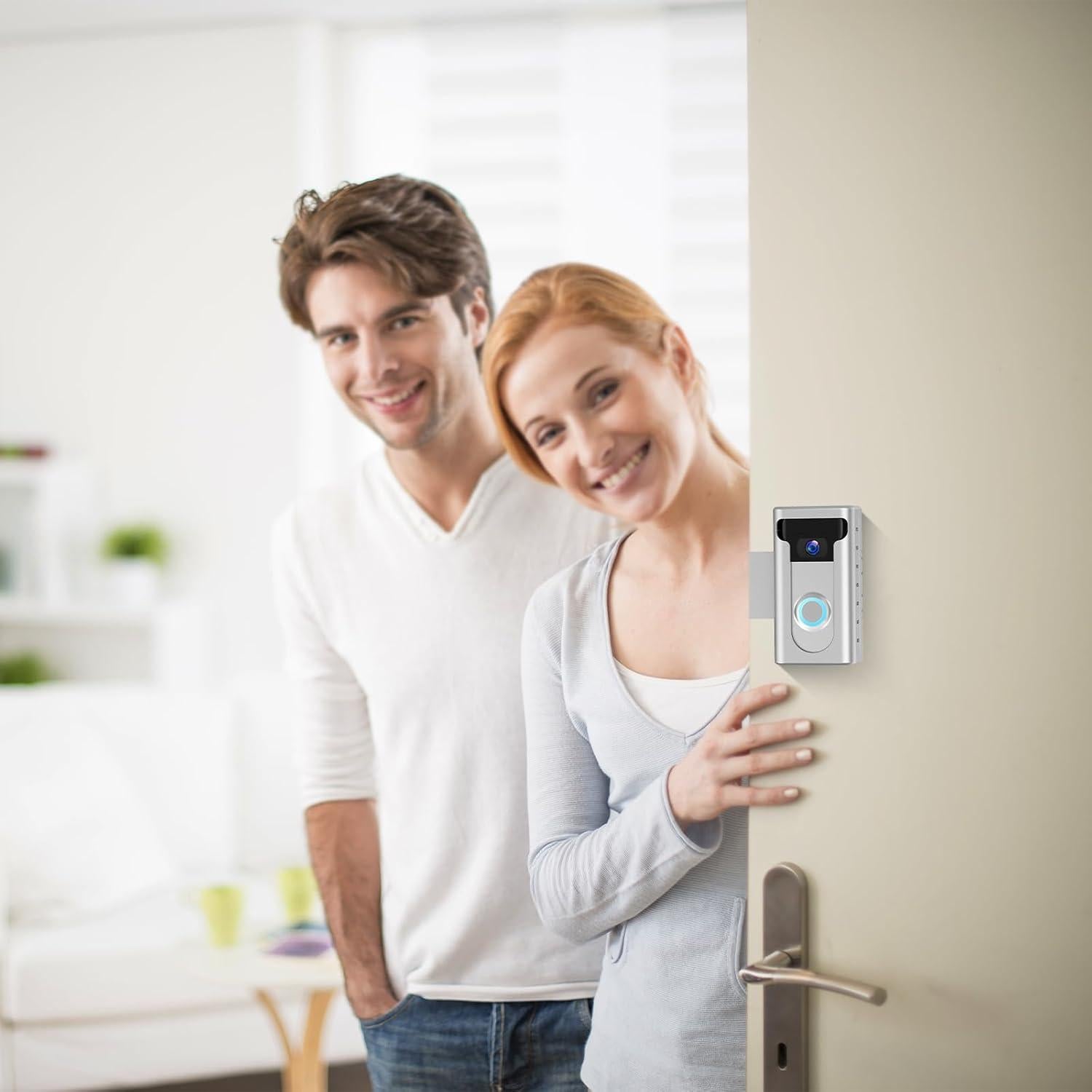 Soporte Montaje Timbre de Video Antirrobo KIMILAR Plata