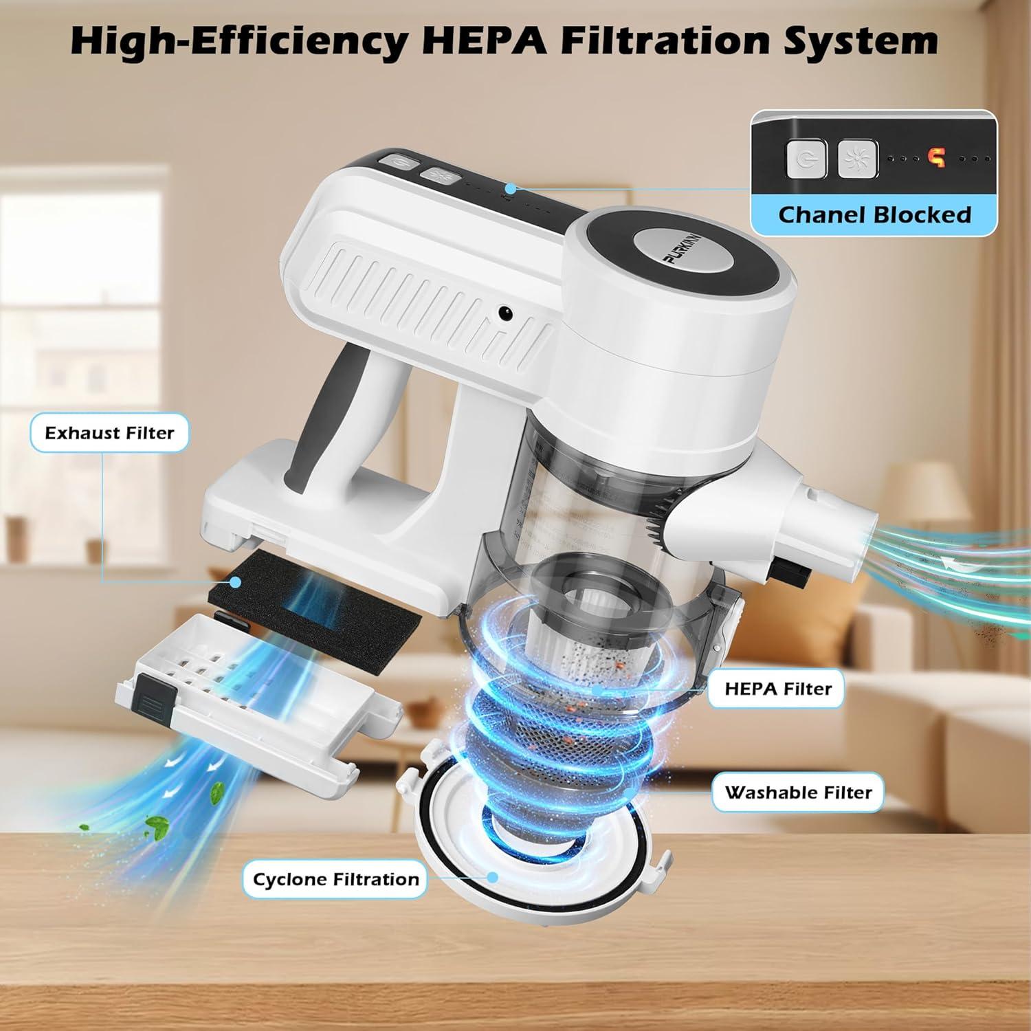 Aspiradora Inalámbrica PURKINN B8 200W 28000Pa 3 Modos