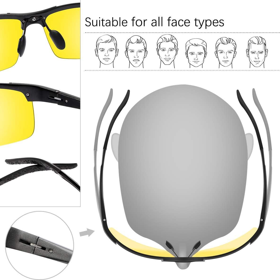 Gafas de Sol YIMI Fotoquímicas Polarizadas UV400 para Deportes